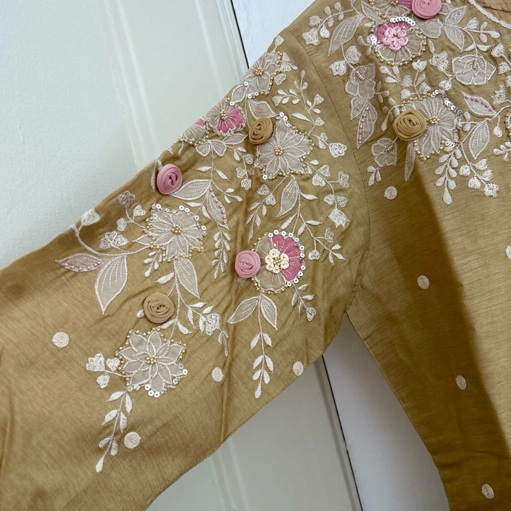 NWT KALKI Designer Indian Salwar Kameez Set Size S - Picture 4 of 15